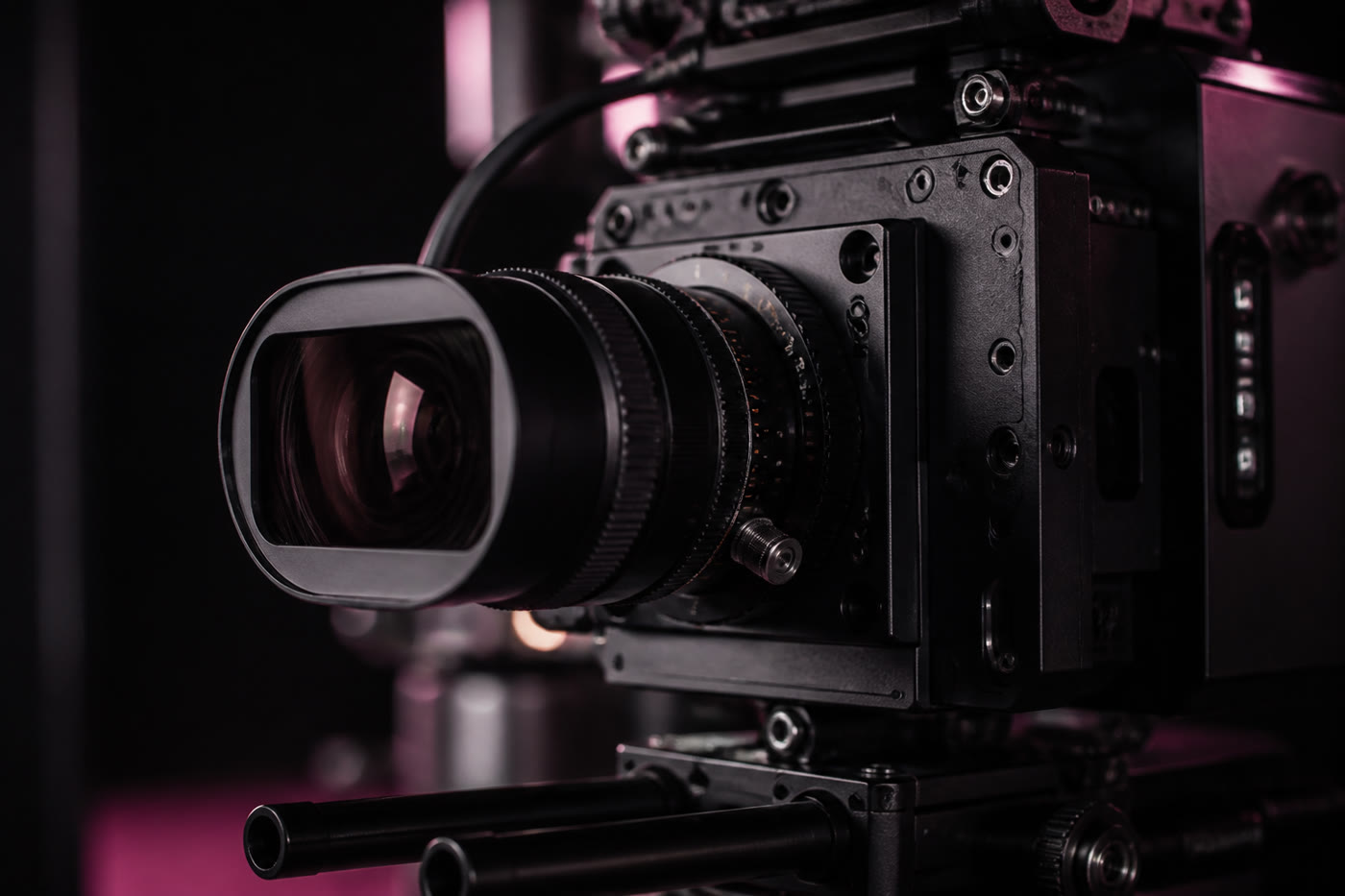 Professional cinema camera used for Aberdeen video production